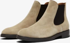 Selected Homme Boots & Støvler Chelsea Boots BLAKE Mænd Beige -Superfit Butik 17aea071aefa30c1481b00bf949176b9