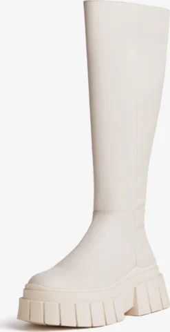 BERSHKA Klassiske Støvler Støvler Kvinder Hvid