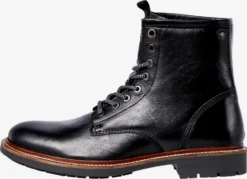 Jack & Jones Boots & Støvler Snørestøvler Tanner Mænd Sort