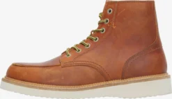 Selected Homme Boots & Støvler Snørestøvler Teo Mænd Cognac