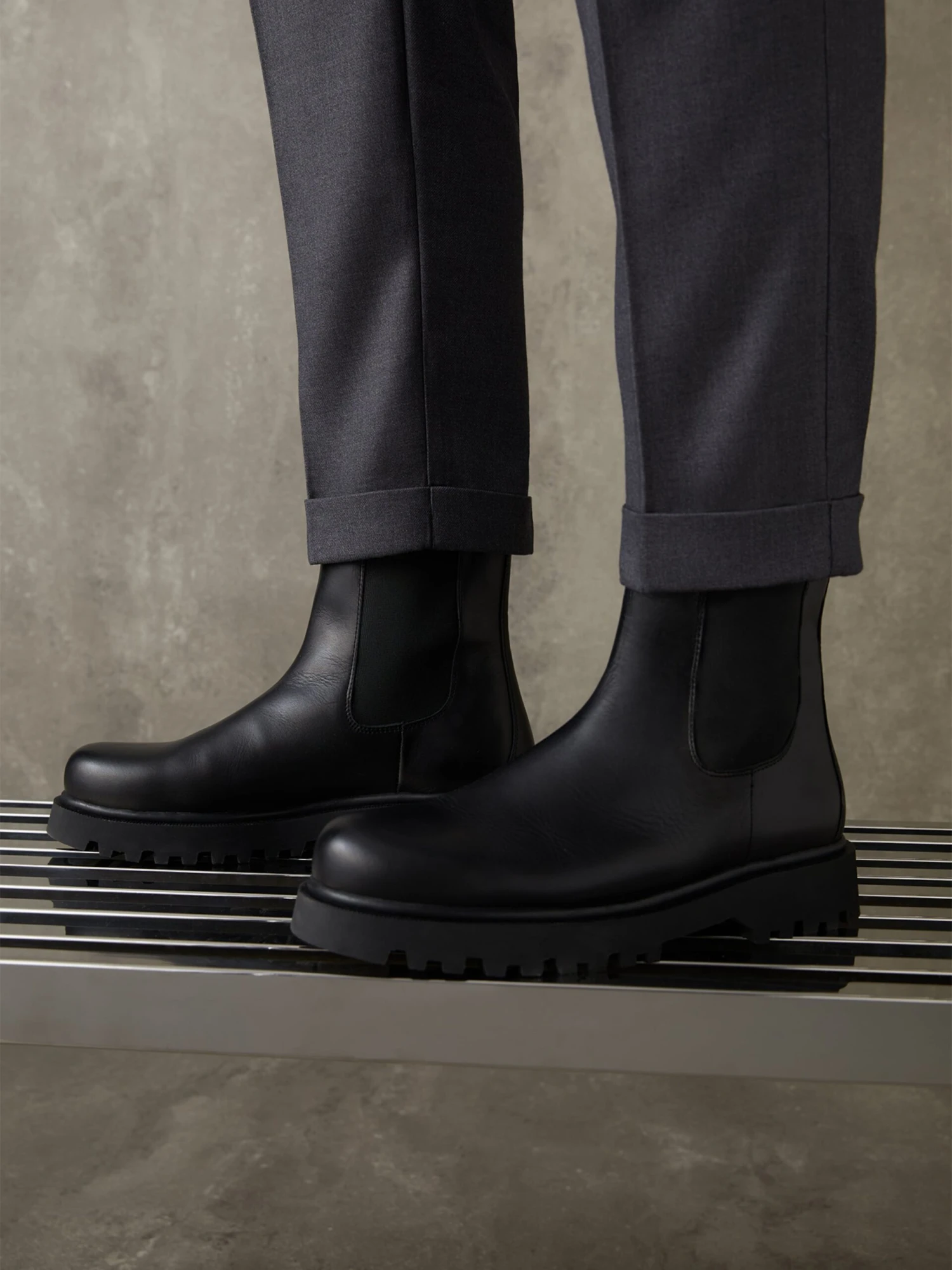 Boots & Støvler Chelsea Boots Sinan Mænd Sort 5 Boots & Støvler Chelsea Boots Sinan Mænd Sort - Billede 5