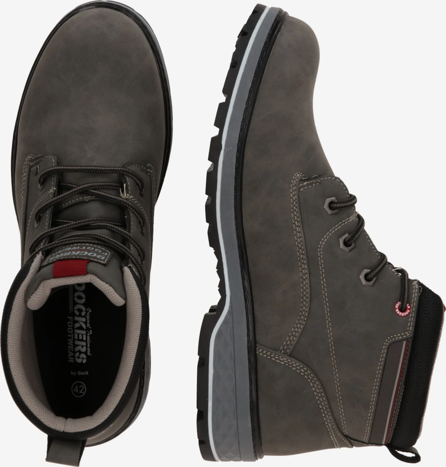 Dockers By Gerli Boots & Støvler Snørestøvler Mænd Grå 2 Dockers By Gerli Boots & Støvler Snørestøvler Mænd Grå - Billede 2